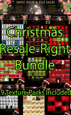 **Resale-Right Christmas Texture Bundle- 