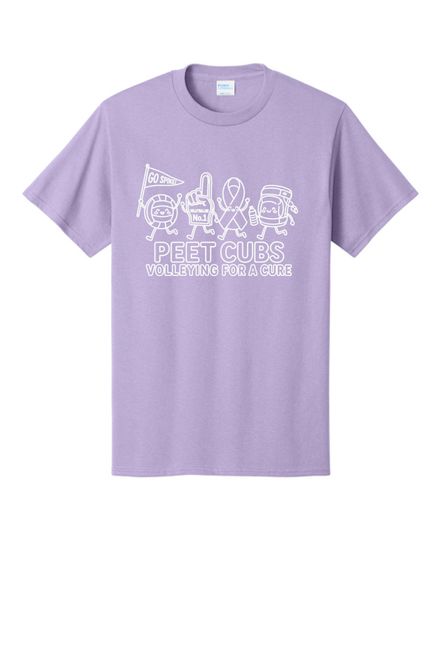 Peet Volleyball Lavender shirt