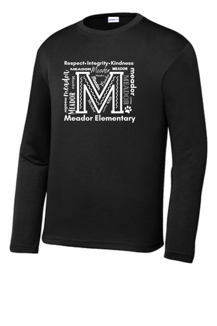 Meador Elementary - Black Long Sleeve Shirt