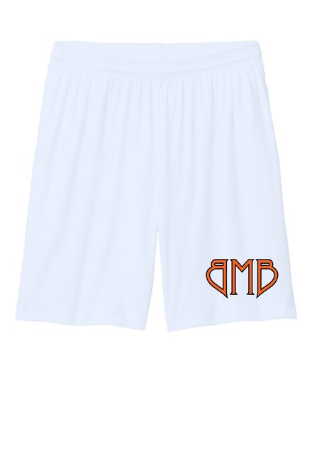 BMB White 7" Shorts