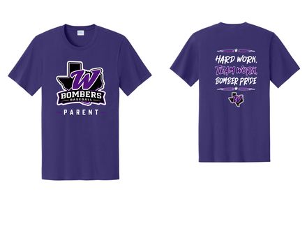 WYAA Bombers Baseball - Logo Tshirt