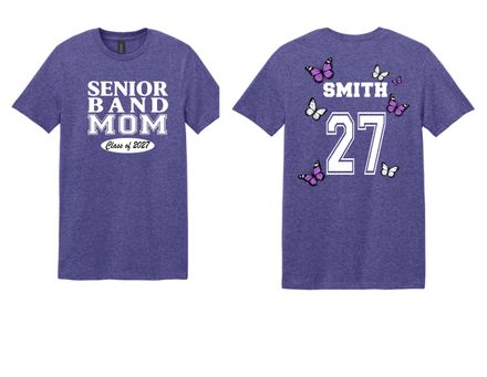 WHS Band Senior Mom shirt