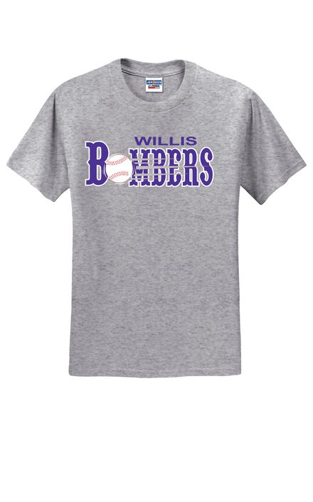 WYAA Bombers Baseball - Silver Dryfit