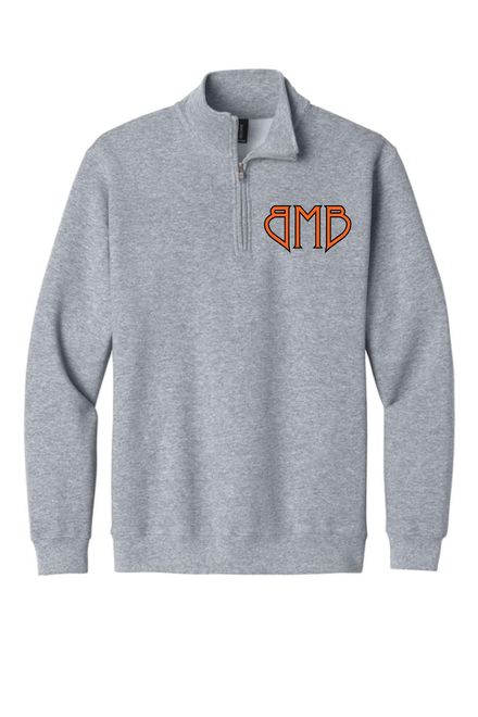 BMB 1/4 Zip Grey Pullover