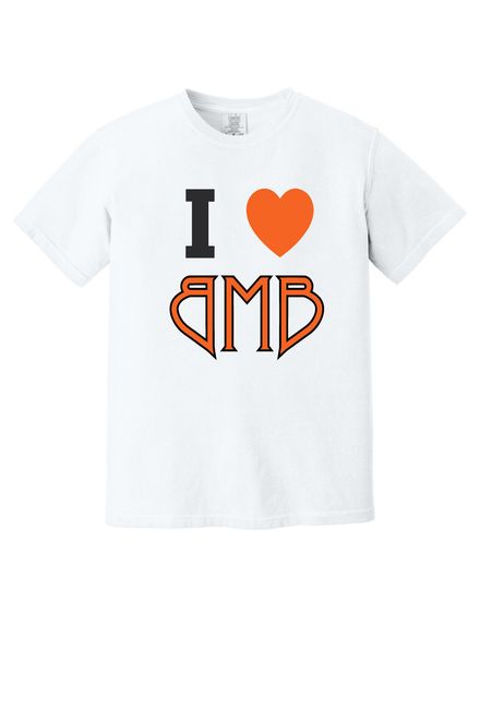 BMB I Heart WhiteTshirts