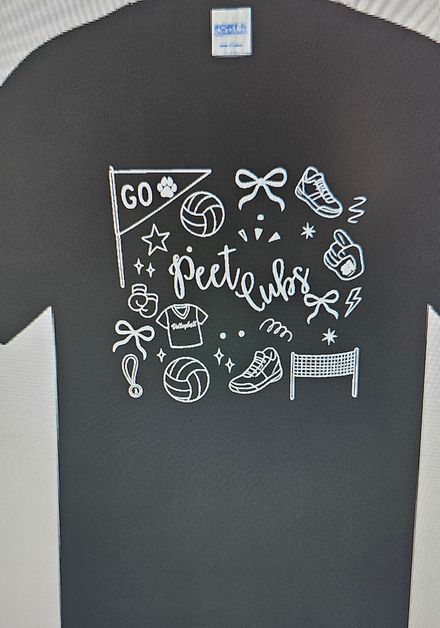 Peet Volleyball Black Out shirt