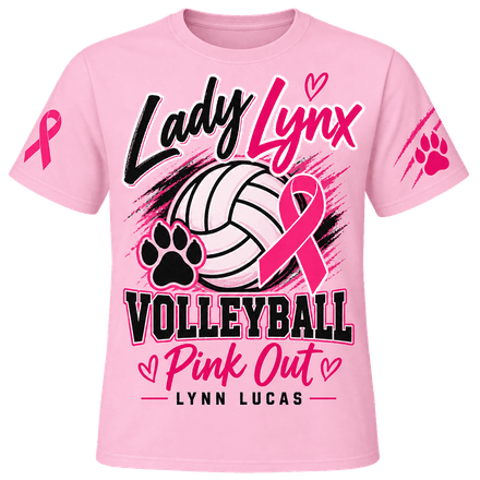 LLMS Volleyball Pink Out Shirt