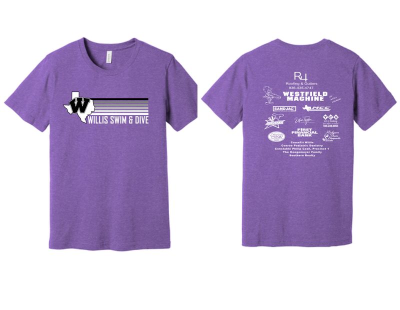 WHS Swim &amp; Dive - Sponsor Tshirt