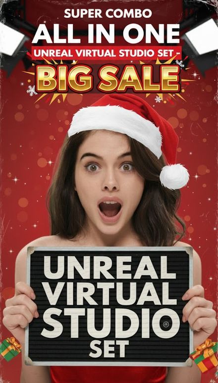 ALL IN ONE - 333 UNREAL ENGINE VIRTUAL STUDIO SET ( ONLY $0.5/ SET ) 💥 SUPER SALE 💥  