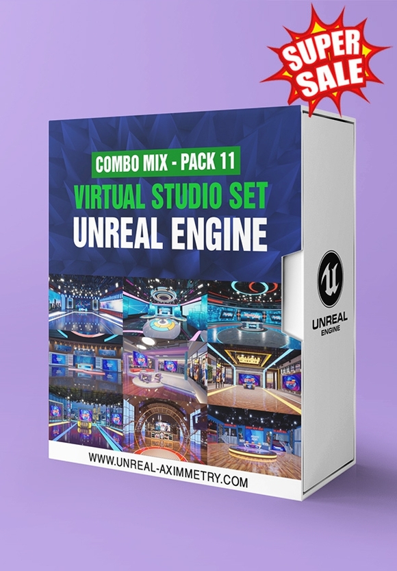 COMBO 11 MIX- 09 UNREAL ENGINE VIRTUAL SET