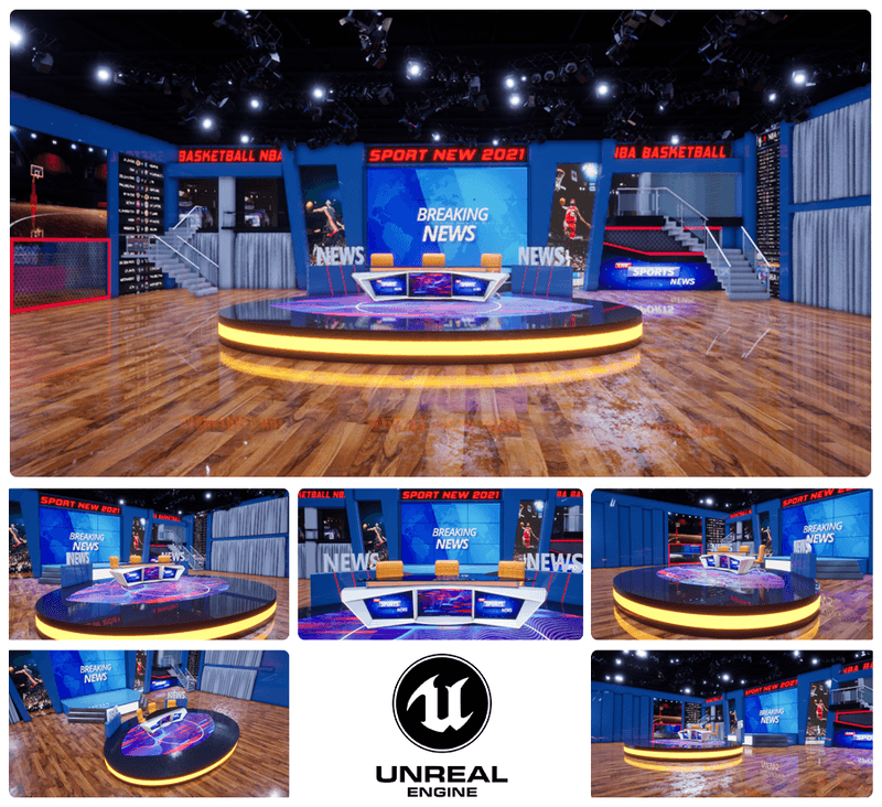 COMBO 11 MIX- 09 UNREAL ENGINE VIRTUAL SET