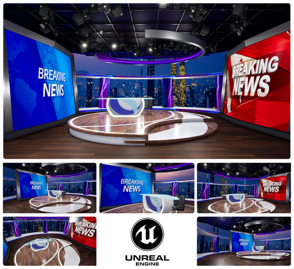 NEWS 55 | UNREAL VIRTUAL SET