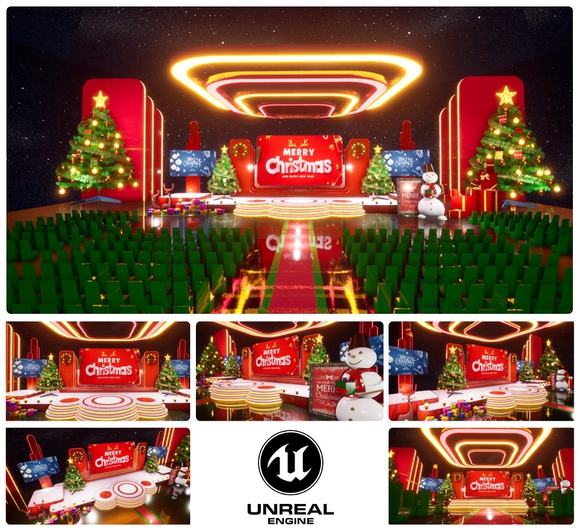 CHRISTMAS 01 | UNREAL ENGINE VIRTUAL SET