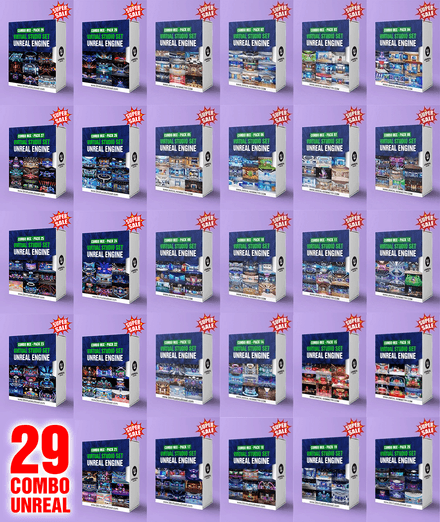 ALL IN ONE - 261 UNREAL ENGINE VIRTUAL STUDIO SET ( ONLY $4.9/ SET ) 💥 SUPER SALE 💥  
