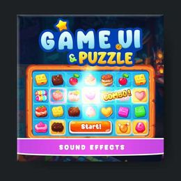 Game UI &amp; Puzzle Sound Effects Pack