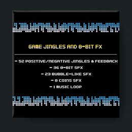 Game Jingles and 8-Bit Sound Effects Pack