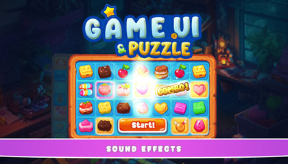 Game UI & Puzzle Sound Effects Pack