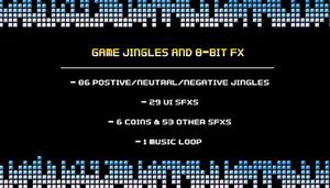 Game Jingles and 8-Bit Sound Effects Pack