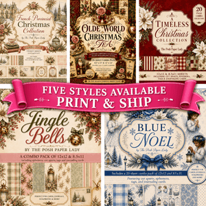 CHRISTMAS PRINT AND SHIP-5 NEW STYLES