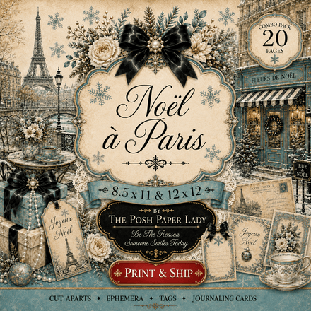 Noël á Paris PRINT AND SHIP