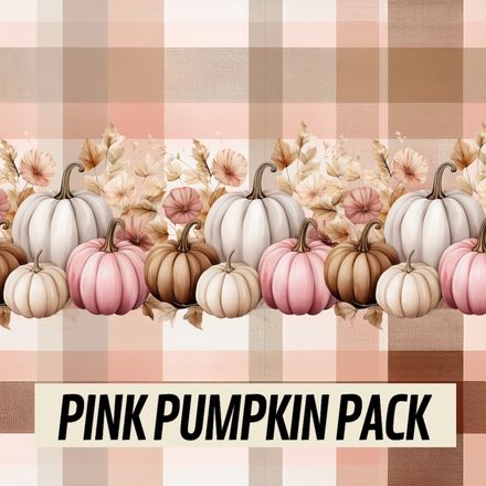 PINK PUMPKINS DIGITAL PAPER - PINK ONLY