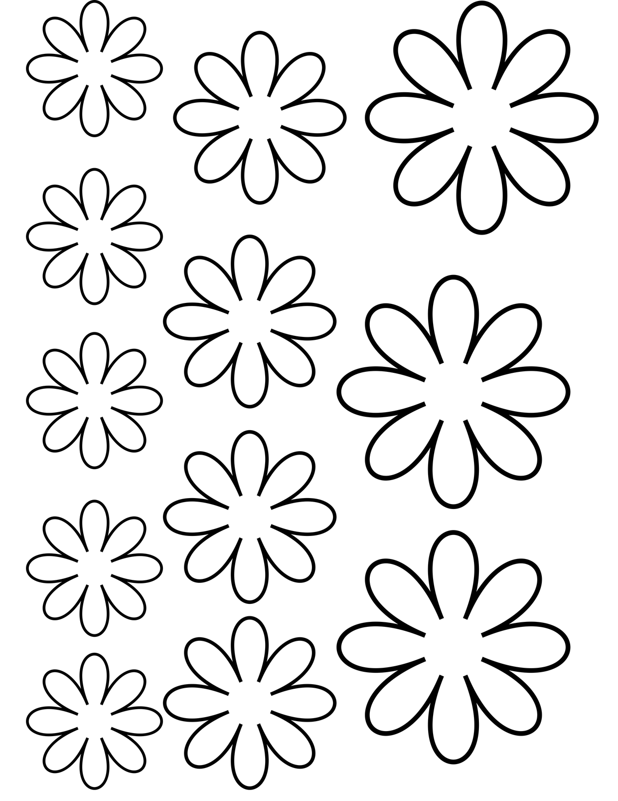 FREE FLOWER TEMPLATES