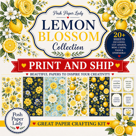 LEMON BLOSSOMS PAPER SHIPPED