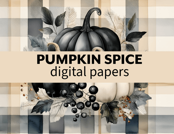PUMPKIN SPICE DIGITAL PAPERS