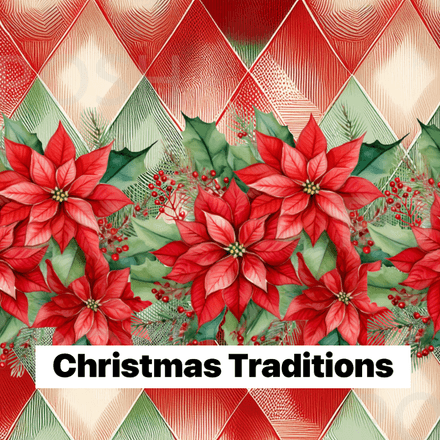 CHRISTMAS TRADITIONS DIGITAL PAPERS