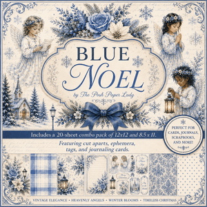 Blue Noel Digital Christmas Collection 