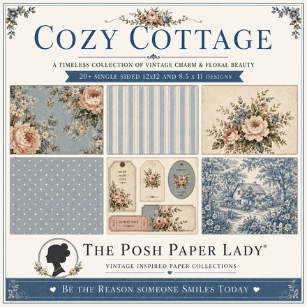 COZY COTTAGE DIGITAL PAPERS