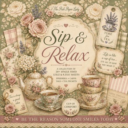 SIP &amp; RELAX TEA COLLECTION - DIGITAL FILES