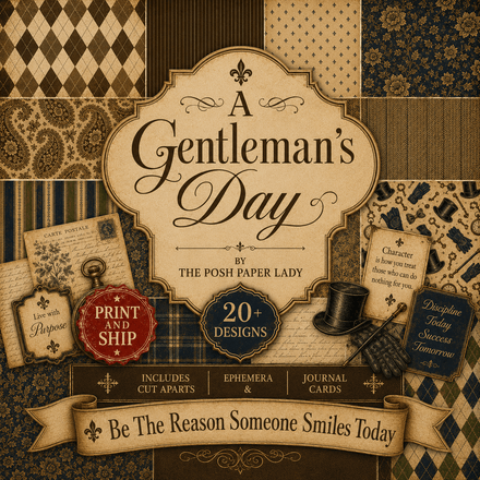 A GENTLEMEN’S DAY PRINT AND SHIP