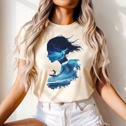 Surfing Woman T-Shirt