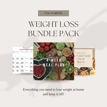 December Nutrition Bundle: At-Home Workout Calendars + 4-Week Meal Plan + More