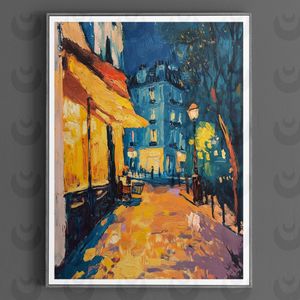 Evening Café Terrace