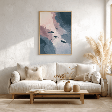 10 Wall Art Frame Mockups Bundle – PSD + PNG 