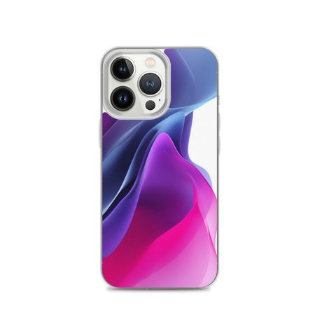 Luminous Waves Abstract iPhone Case