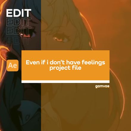 &quot;Even if i don&#x27;t have feelings&quot;  Project file