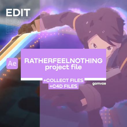 &quot;RATHERFEELNOTHING&quot; project file (+collect files) (+c4d files)