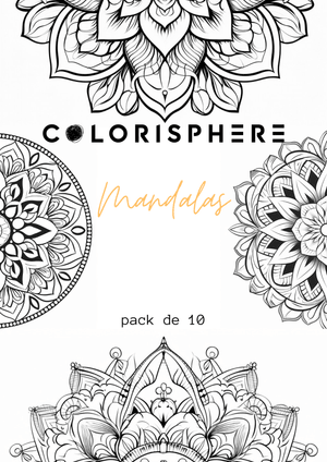 Pack Mandalas – 10 Dessins Exclusifs pour une Détente Créative
