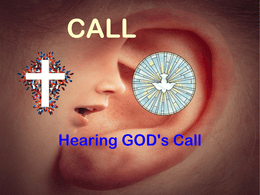 CALL - Our Life Call in Christ