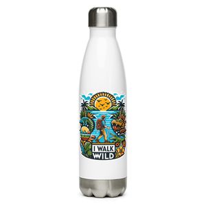 &#x27;I Walk Wild&#x27; Stainless Steel Water Bottle