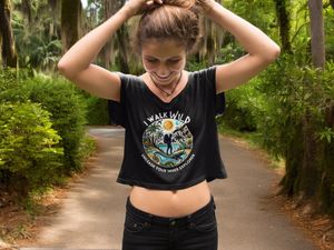 I Walk Wild Crop Top 