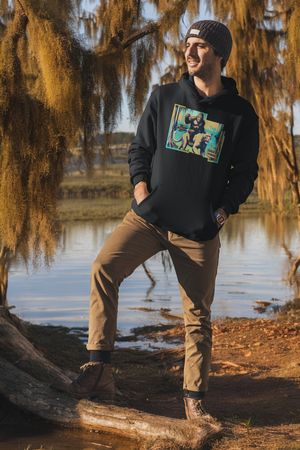 Bigfoot and Panther Adventure Hoodie