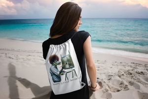 Happy Little Gators Drawstring Bag