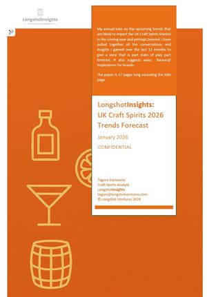 UK Craft Spirits 2026 Trends Forecast