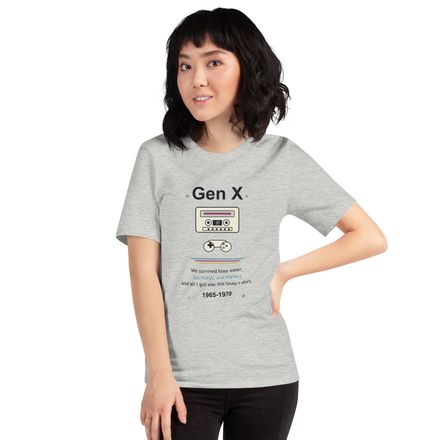 Gen X T-Shirt – Raised on Saturday Cartoons &amp; Zero Supervision | Unisex