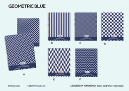 Geometric Blue