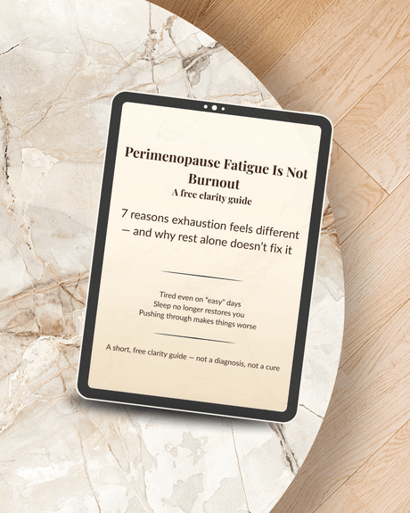 Free Guide to Perimenopause Fatigue